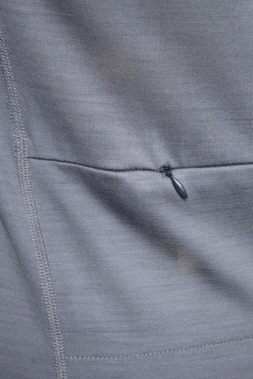 Longsleeve sportowy z wełny merino, popielaty, 195 - zdjęcie 6