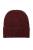 Czapka z wełny merino, bordowa - na białym tle