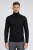 Czarny golf z wełny merino cashwool