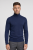 Granatowy golf z wełny merino cashwool