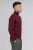 Bordowy golf z wełny merino cashwool