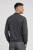 Sweter polo wełniany, cashwool, grafitowy