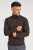 Brązowy golf z wełny merino cashwool Zack Roman