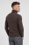 Brązowy golf z wełny merino cashwool Zack Roman