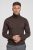 Brązowy golf z wełny merino cashwool Zack Roman