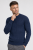Sweter warkoczowy cashwool, granatowy