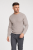 Sweter warkoczowy wełniany, cashwool, beżowy