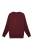 Sweter warkoczowy wełniany, cashwool, bordowy