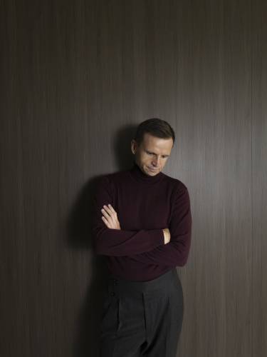 Golf Cashwool Zegna Baruffa, bordowy - zdjęcie 6