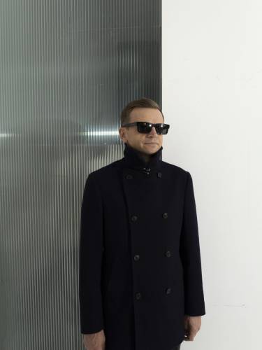 Bosmanka Genoa granatowa z wełny Vitale Barberis Canonico