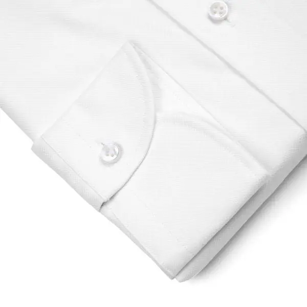 Koszula OCBD biała preppy organiczna bawełna - Zack Roman