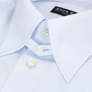 Koszula tab collar błękitna - Zack Roman