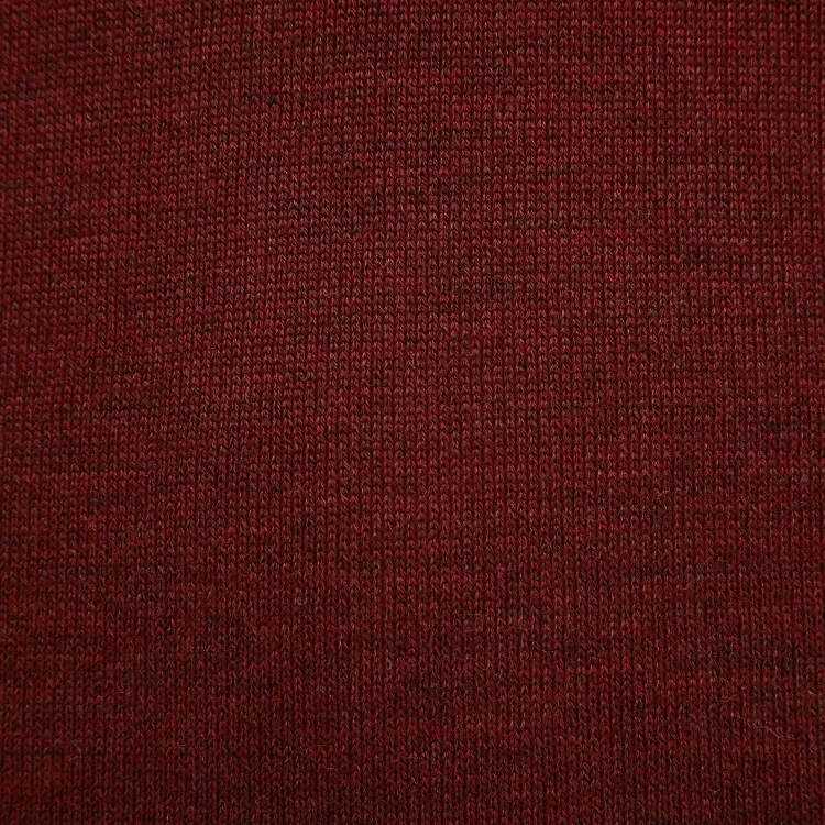 Golf z wełny merino, bordowy - zdjęcie 19