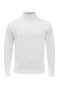 Golf merino biały - Zack Roman