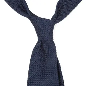 KRAWAT Z GRENADYNY NAVY BLUE