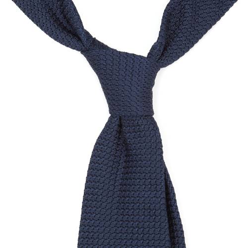 KRAWAT Z GRENADYNY NAVY BLUE