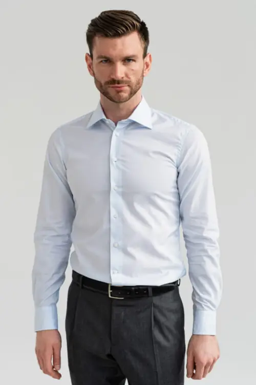 Koszula półformalna błękitna business - Zack Roman