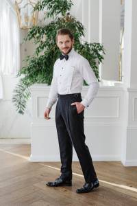 Koszula smokingowa biała - Zack Roman