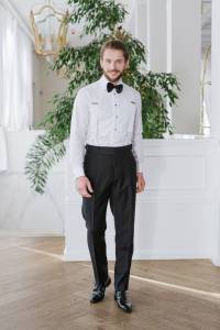 Koszula smokingowa biała - Zack Roman