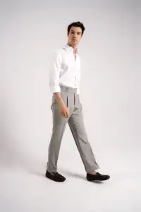 Koszula button down biała lniana - Zack Roman