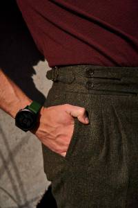 Golf merino bordowy - Zack Roman