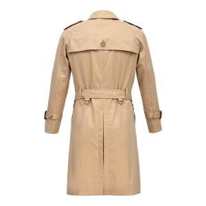 Płaszcz trencz Casablanca dwurzędowy beżowy - Zack Roman
