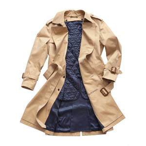 Płaszcz trencz Casablanca dwurzędowy beżowy - Zack Roman