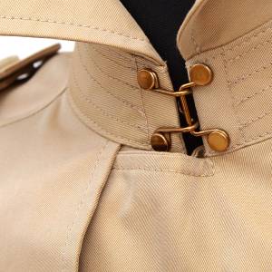 Płaszcz trencz Casablanca dwurzędowy beżowy - Zack Roman