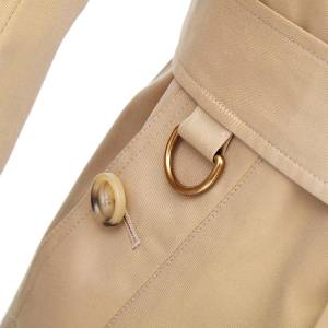 Płaszcz trencz Casablanca dwurzędowy beżowy - Zack Roman