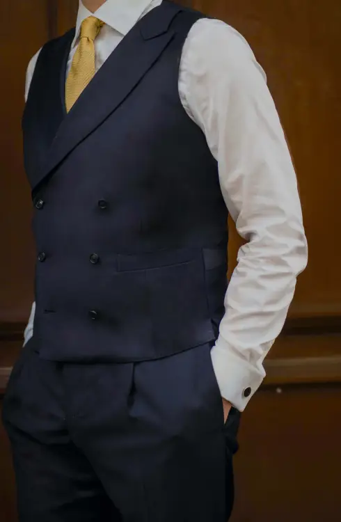 Kamizelka garniturowa dwurzędowa Gatsby Midnight - Zack Roman