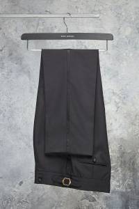 Smoking London czarny wełniany jedwabny - Zack Roman