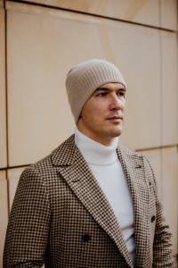 Golf merino biały - Zack Roman