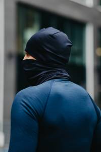 Longsleeve sportowy merino granatowy 195g - Zack Roman