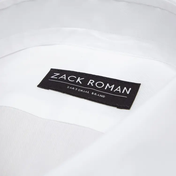 Koszula biała na spinki formalna - Zack Roman
