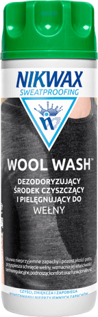 Nikwax Wool Wash, płyn do prania wełny - butelka na białym tle