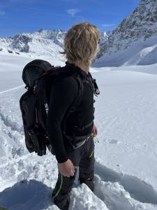 Longsleeve sportowy merino czarny 195g - Zack Roman