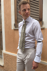 Opaski do koszuli granatowe - Zack Roman