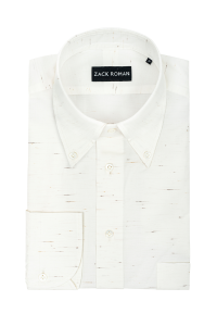 Koszula button down Piksel bawełniana - Zack Roman