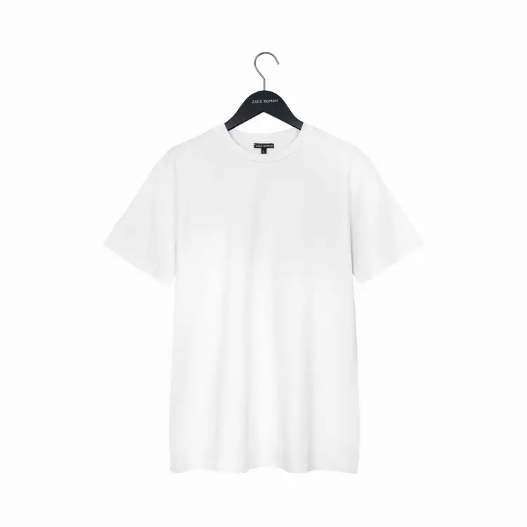 T-shirt Zack, bawełniany, biały - zdjęcie 13