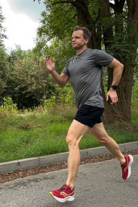 T-shirt Icefeel merino eukaliptus szary melanż - Zack Roman