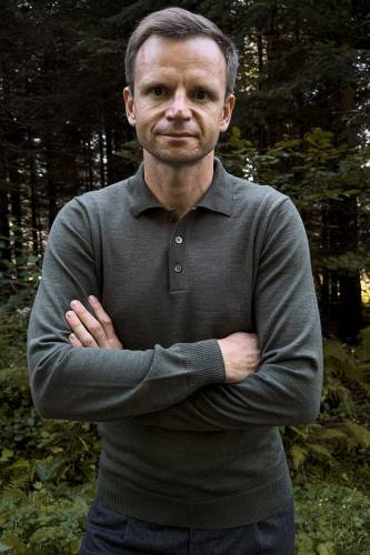 Sweter Polo wełniany, zielony