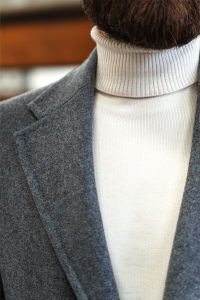 Płaszcz Dyplomatka ambasador szara wełniana - Zack Roman