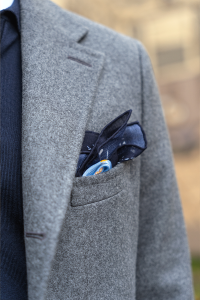 Płaszcz Dyplomatka ambasador szara wełniana - Zack Roman