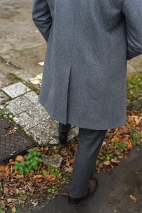 Płaszcz Dyplomatka ambasador szara wełniana - Zack Roman