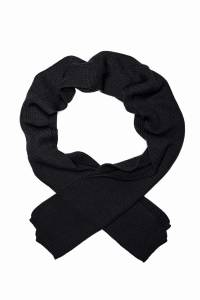 Szalik merino czarny - Zack Roman