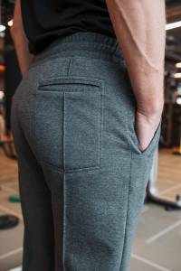 Spodnie dresowe Tony szare bawełna organiczna - Zack Roman