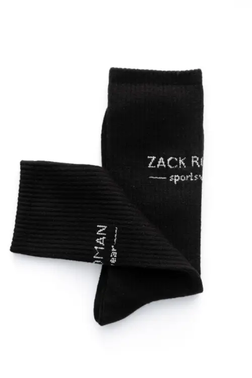 Skarpety sportowe Extra Warm z wełny merino, czarne - zdjęcie 4