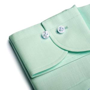 Koszula OCBD zielona preppy bawełna organiczna - Zack Roman