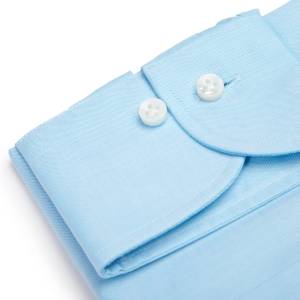 Koszula OCBD niebieska preppy bawełna organiczna - Zack Roman