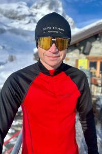 Longsleeve Expedition Extra Warm merino czerwono-czarny 283g - Zack Roman